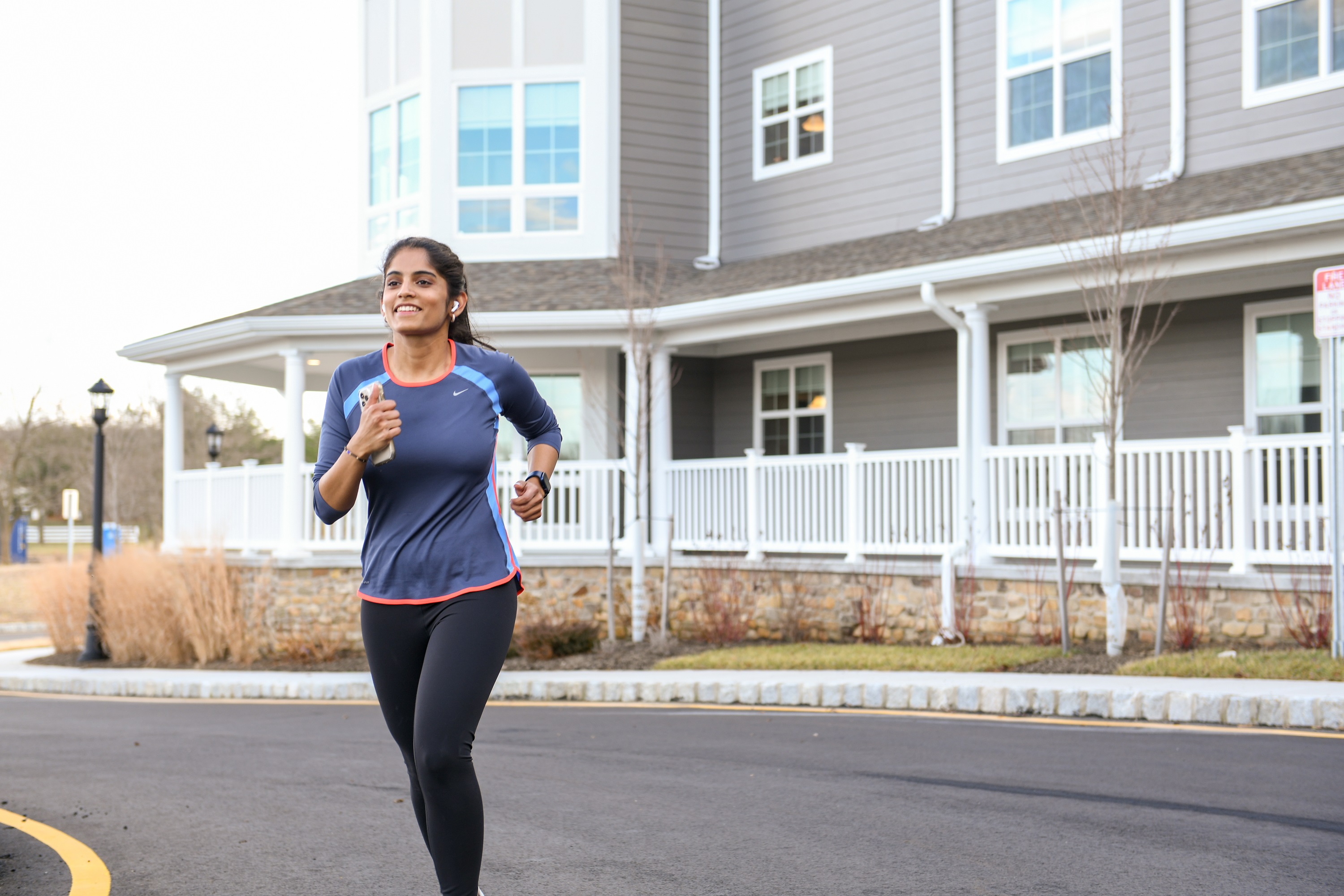 woman running