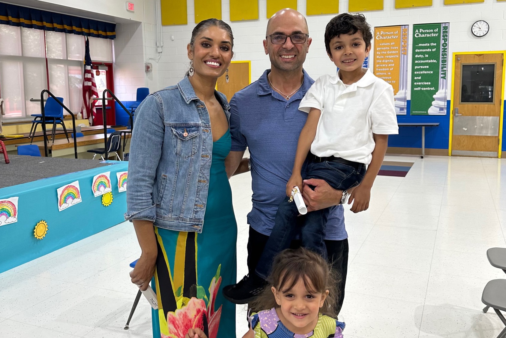 Ambika Alagona and family.