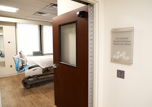 Eric LeGrand Spinal Cord Injury Patient Care Room