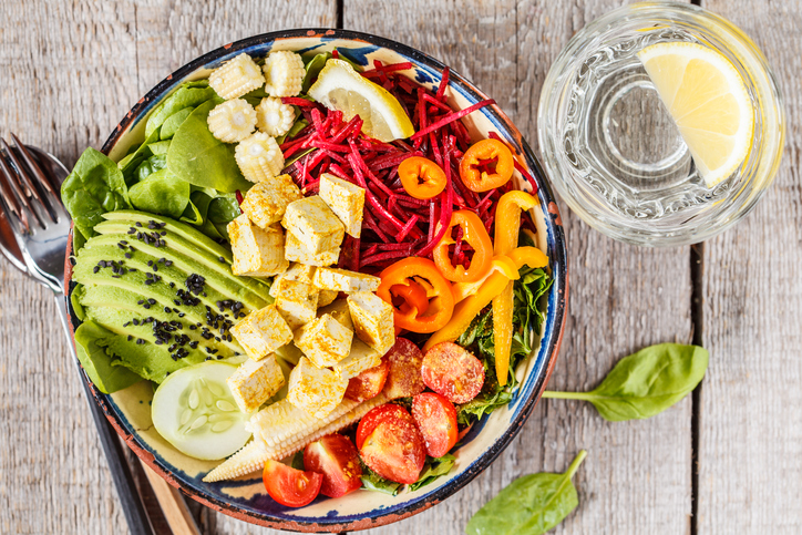 Colorful salad