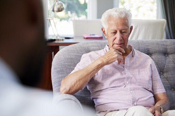 Older Male Patient with Physician