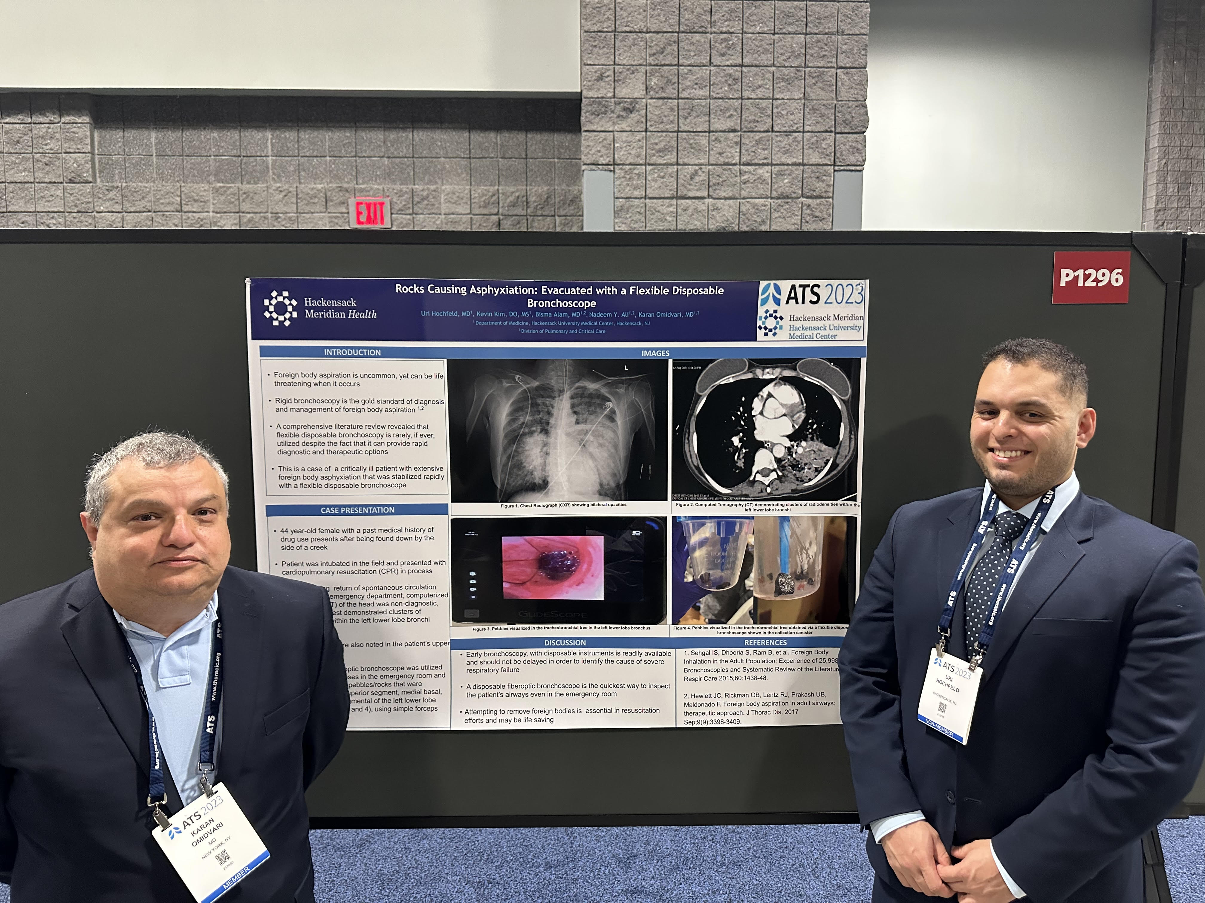 Uri Hochfeld and Dr. Omidvari